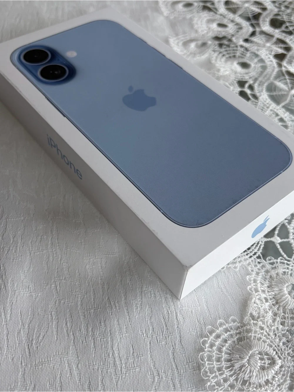Apple iPhone Box ONLY - Blue 17 box